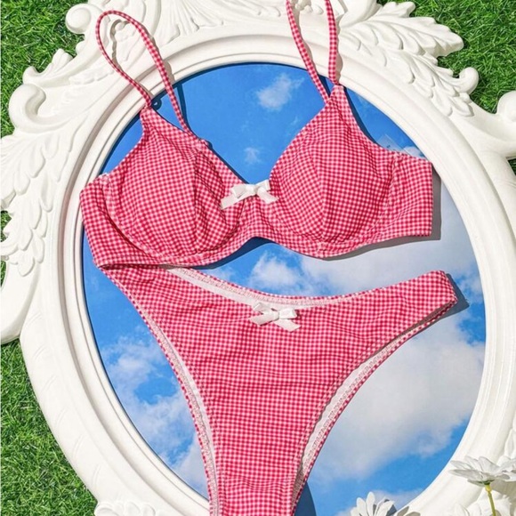 Gingham Bikini Set - Picture 2 of 3